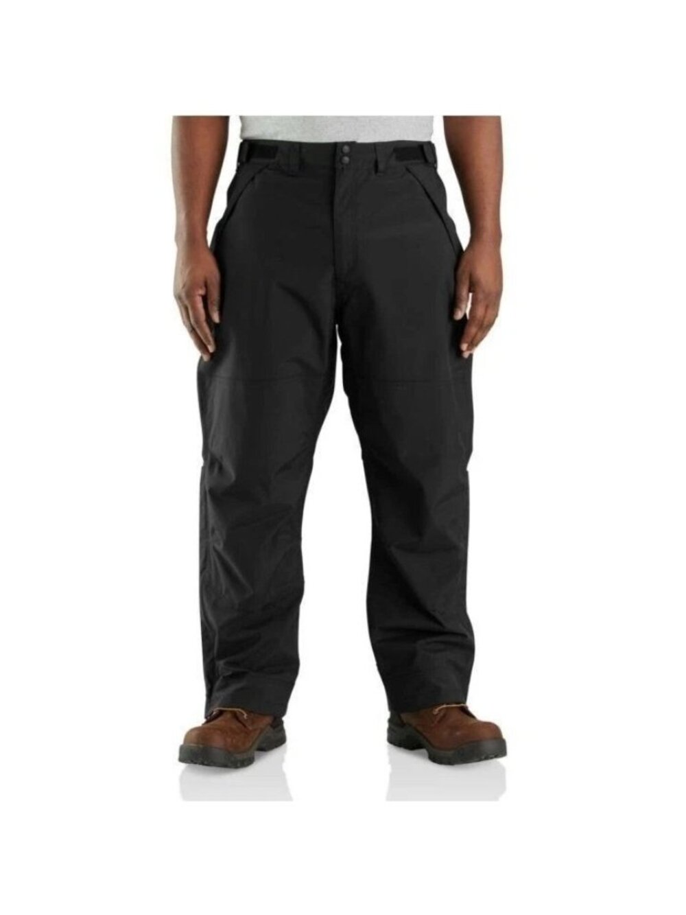 Carhartt Men's Storm Defender Loose Fit Heavyweight Pants Black Large Short